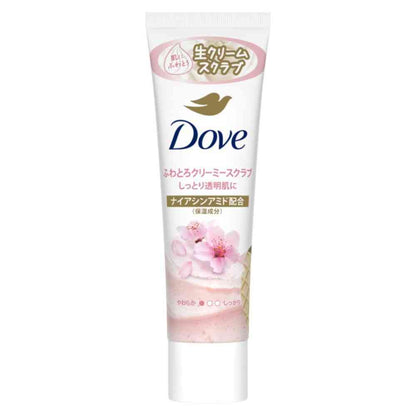 Unilever Dove Fluffy Creamy Scrub Sakura & Musk Tube 50g