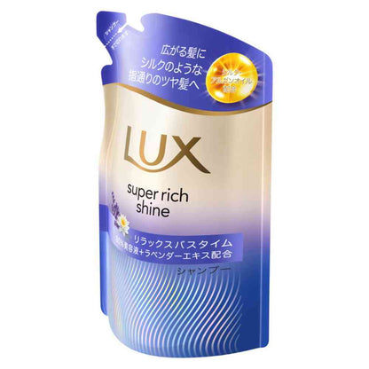 Unilever Lux Super Rich Shine Relax Night Care Smoothness Shampoo Refill 280g