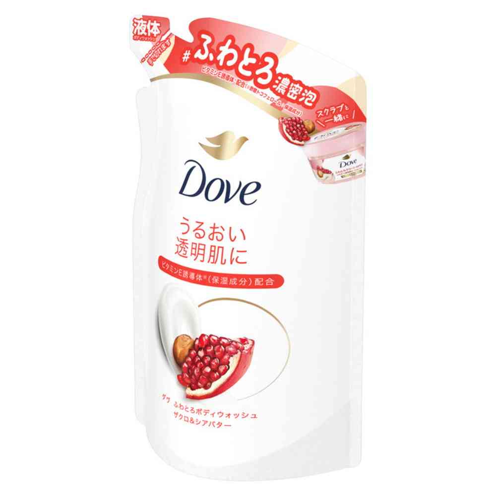 Unilever Dove Creamy Body Wash Pomegranate & Shea Butter Refill 340g