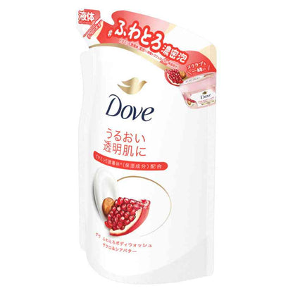 Unilever Dove Creamy Body Wash Pomegranate & Shea Butter Refill 340g