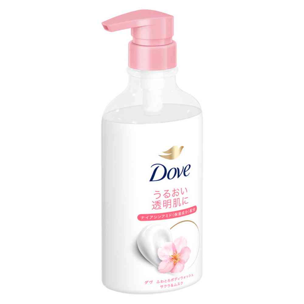Unilever Dove Creamy Body Wash Sakura & Musk Pump 450g
