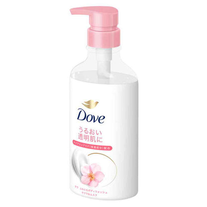 Unilever Dove Creamy Body Wash Sakura & Musk Pump 450g