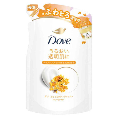 Unilever Dove Creamy Body Wash Kinmokusei Refill 340g