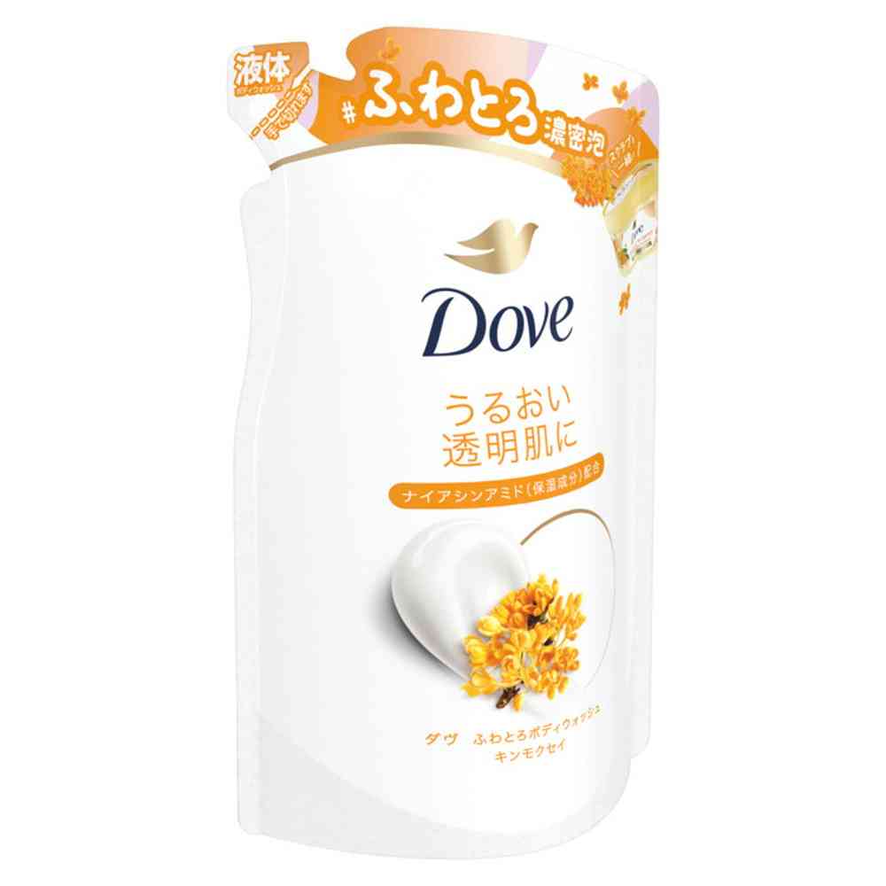 Unilever Dove Creamy Body Wash Kinmokusei Refill 340g