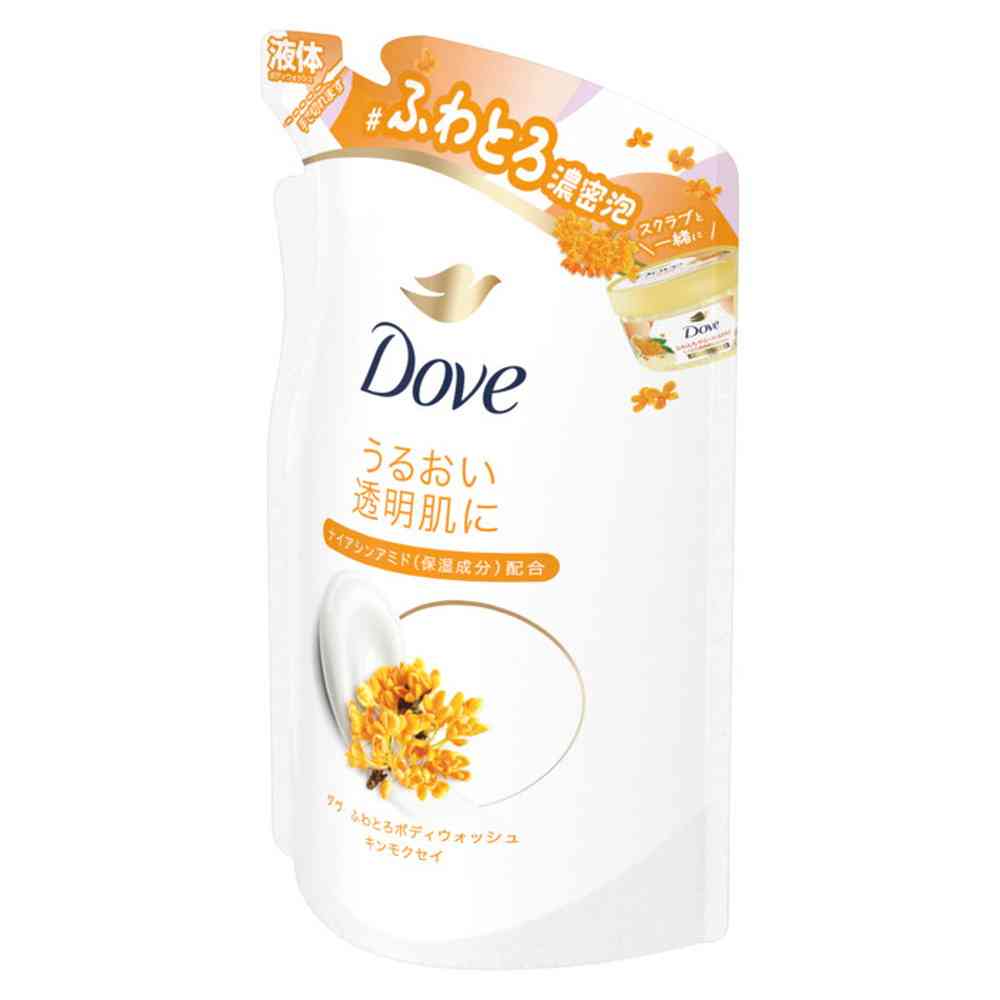 Unilever Dove Creamy Body Wash Kinmokusei Refill 340g