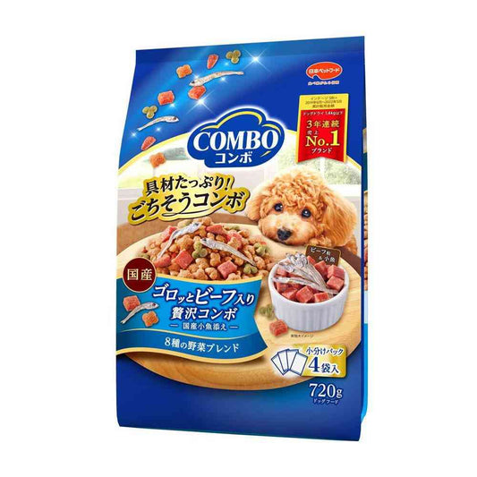 Nihon Pet Food Combo Dog with Chunky Beef 720g