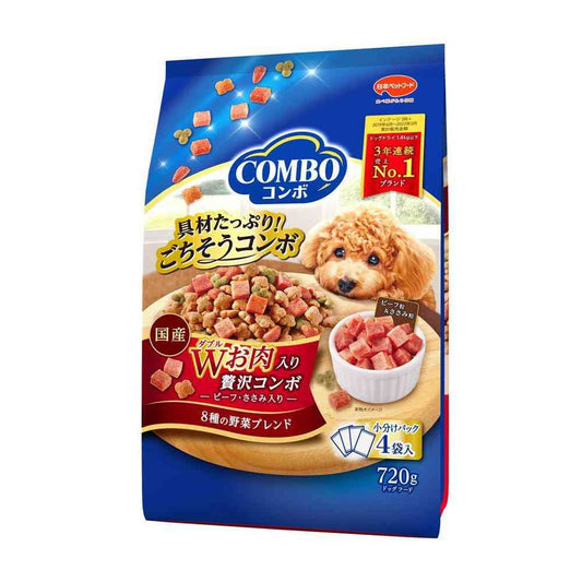 Nihon Pet Food Combo Dog with Double Meat 720g