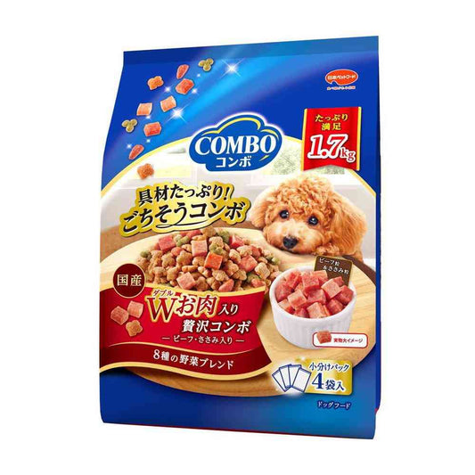 Nihon Pet Food Combo Dog Double Meat 1.7kg