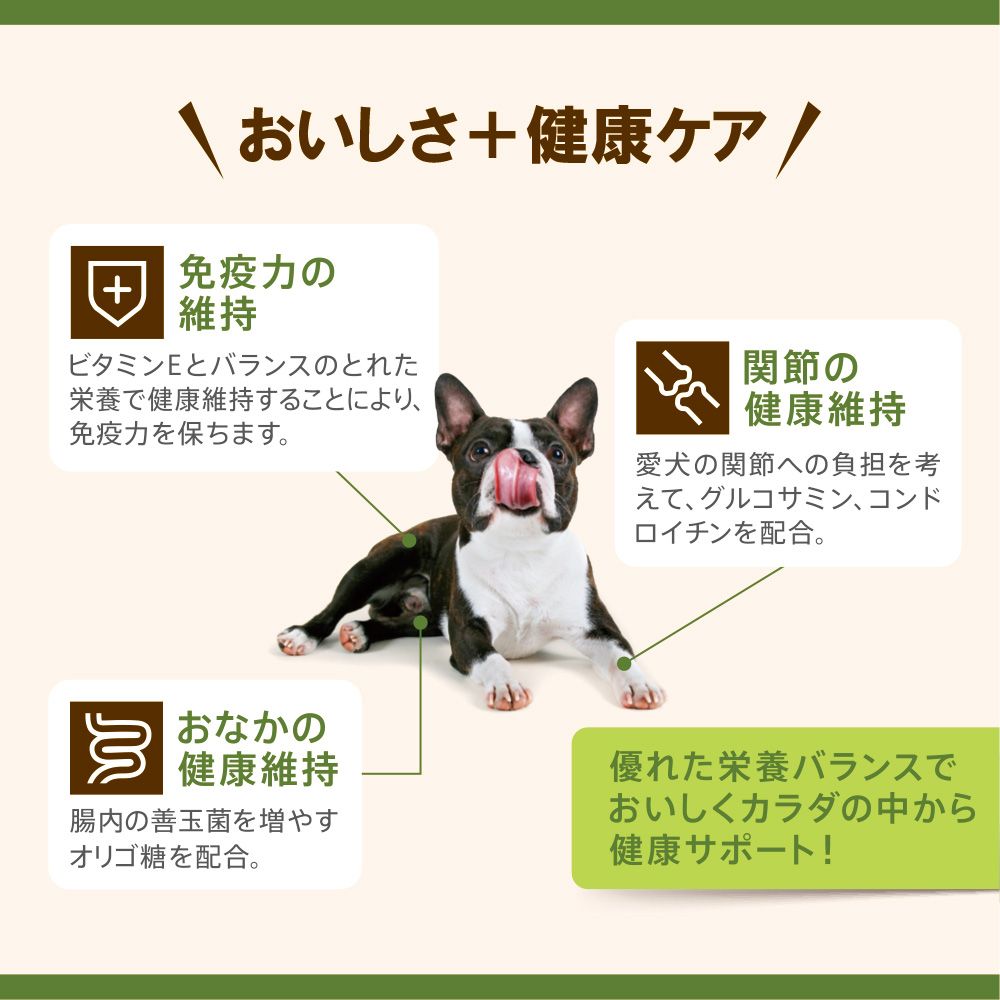 Nihon Pet Food Combo Pure Dog Cheese Domestic Chicken 1.6kg