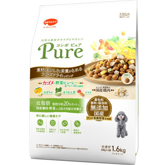 Nihon Pet Food Combo Pure Dog Low Fat 1.6kg