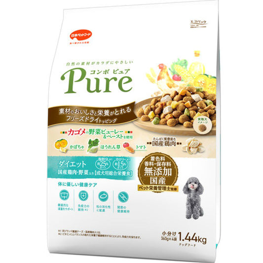 Nihon Pet Food Combo Pure Dog Diet 1.44kg