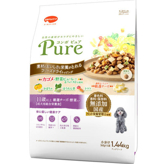 Nihon Pet Food Combo Pure Dog 11 Years and Older 1.44kg