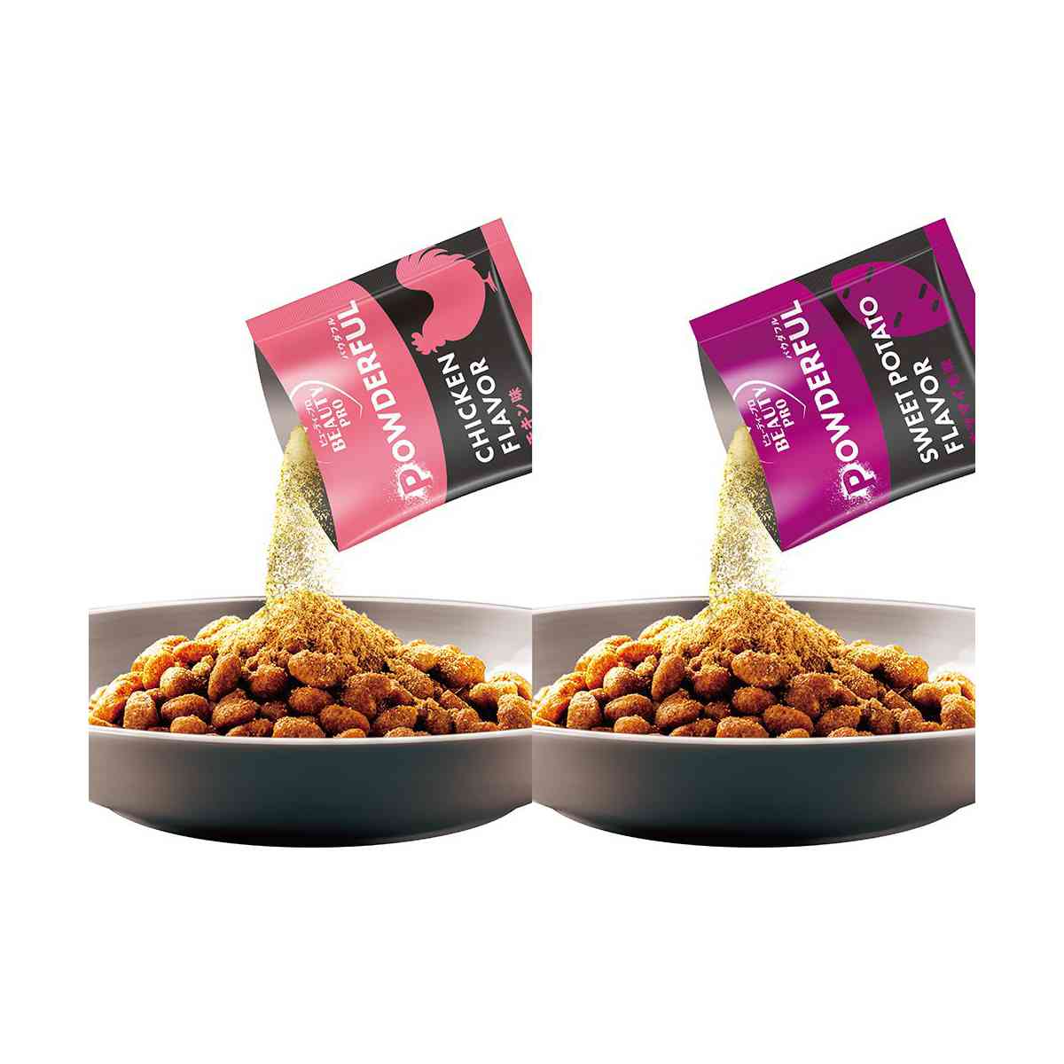 Nihon Pet Food Beauty Pro Dog Powderful Low-Fat Chicken and Sweet Potato Flavor Powder 300g x 6 Bags + 6g x 6 Packs