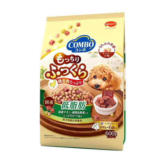 Nihon Pet Food Combo Dog Mochi and Fluffy Low Fat 600g (100g x 6 bags)