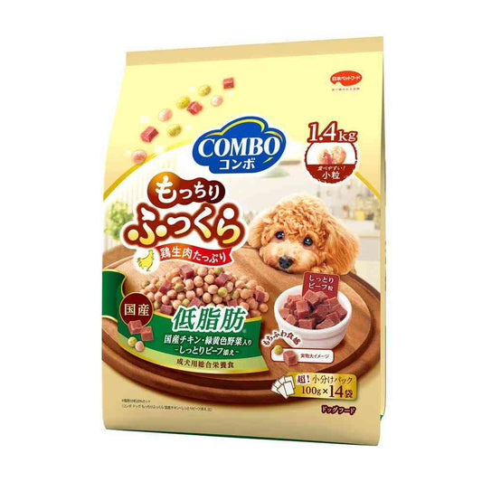 Nihon Pet Food Combo Dog Soft and Fluffy Low Fat 1.4kg (100g x 14 bags)