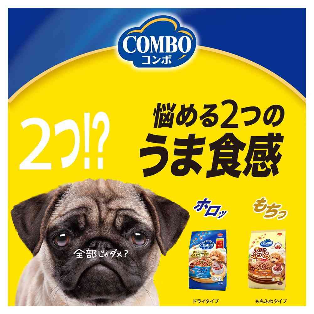 Nihon Pet Food Combo Dog Mochiri Fukkura Immune Support 540g (90g x 6 bags)