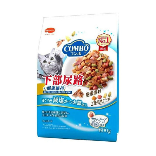 Combo Cat Health Maintenance for Lower Urinary Tract Tuna Flavor with Reduced Salt Bonito Flakes
