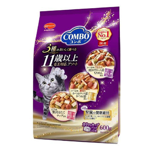 Combo Cat 11 Years and Older Hairball Control Assortment 600g