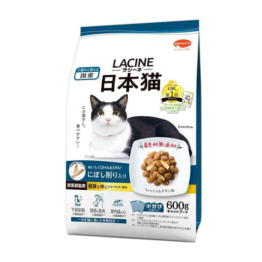 Nihon Pet Food Rasine Japanese Cat with Dried Sardines 600g