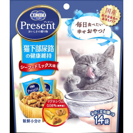Nihon Pet Food Combo Present Cat Treats Lower Urinary Tract Health 42g (3g x 14 bags)