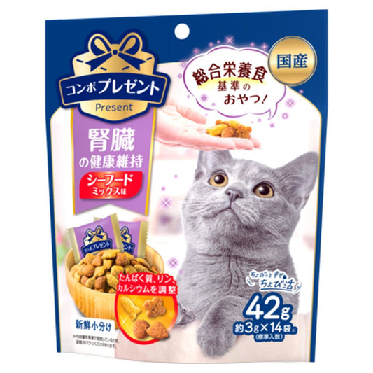 Nihon Pet Food Combo Gift Cat Treat Kidney Health Maintenance 42g (3g x 14 Bags)