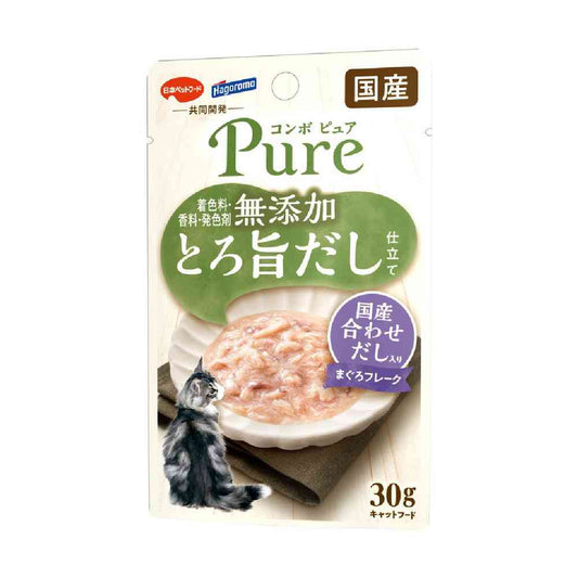 Nihon Pet Food Combo Pure Cat Pouch Tuna with Domestic Combined Broth 30g