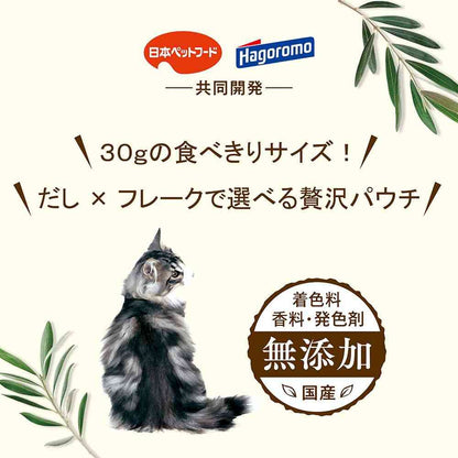 Nihon Pet Food Combo Pure Cat Pouch Chicken & Bonito with Domestic Chicken Broth 30g