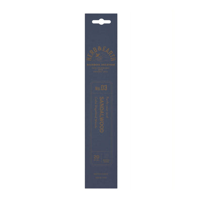 Nihon Kodo H&E Bamboo Incense 03 Sandalwood 20 Sticks