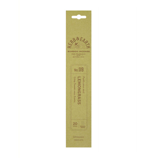 Nihon Kodo H&E Bamboo Incense 09 Lemongrass 20 Sticks
