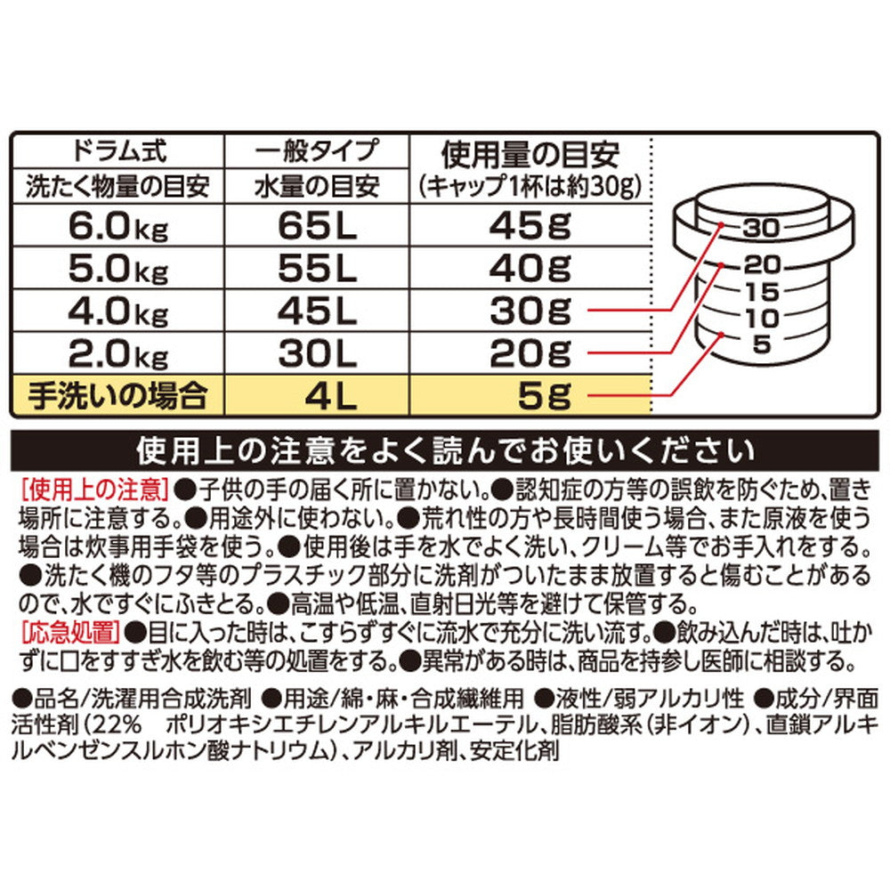 NS Fafa Japan WORKERS Liquid Detergent for Work Clothes 800g