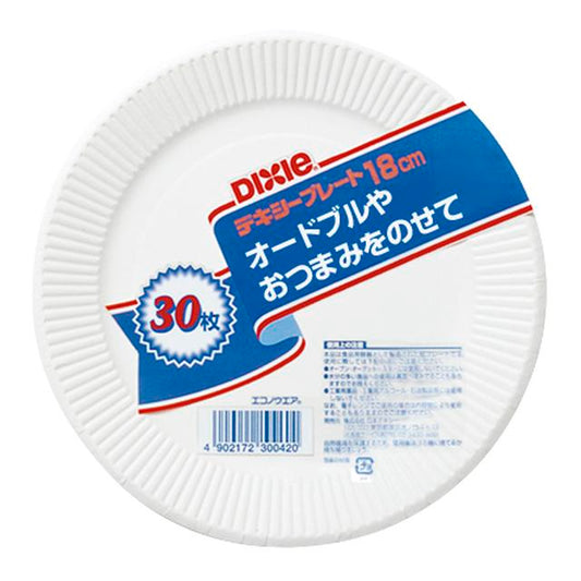 Dixie EconoWare Plate 18CM 30pcs