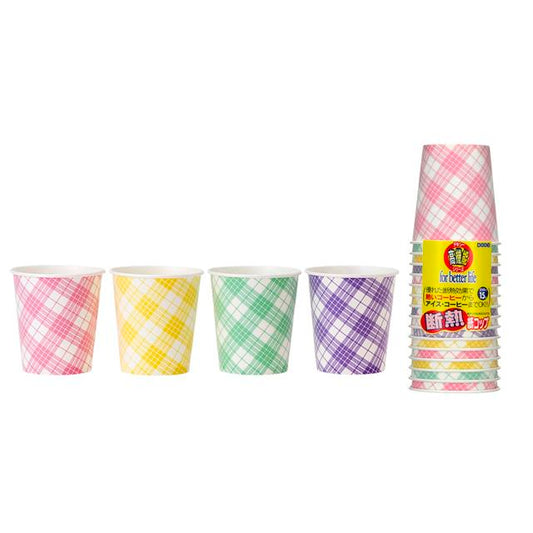 Dixie Insulated Cup Daily Check 250ml 15pcs