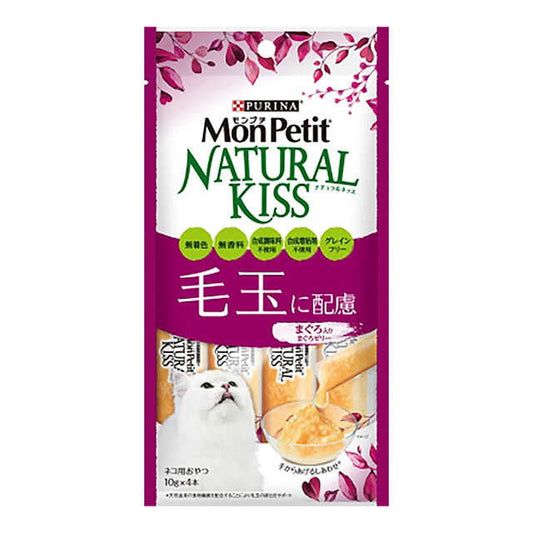 Mon Petit Natural Kiss Hairball Care Tuna Jelly 40g