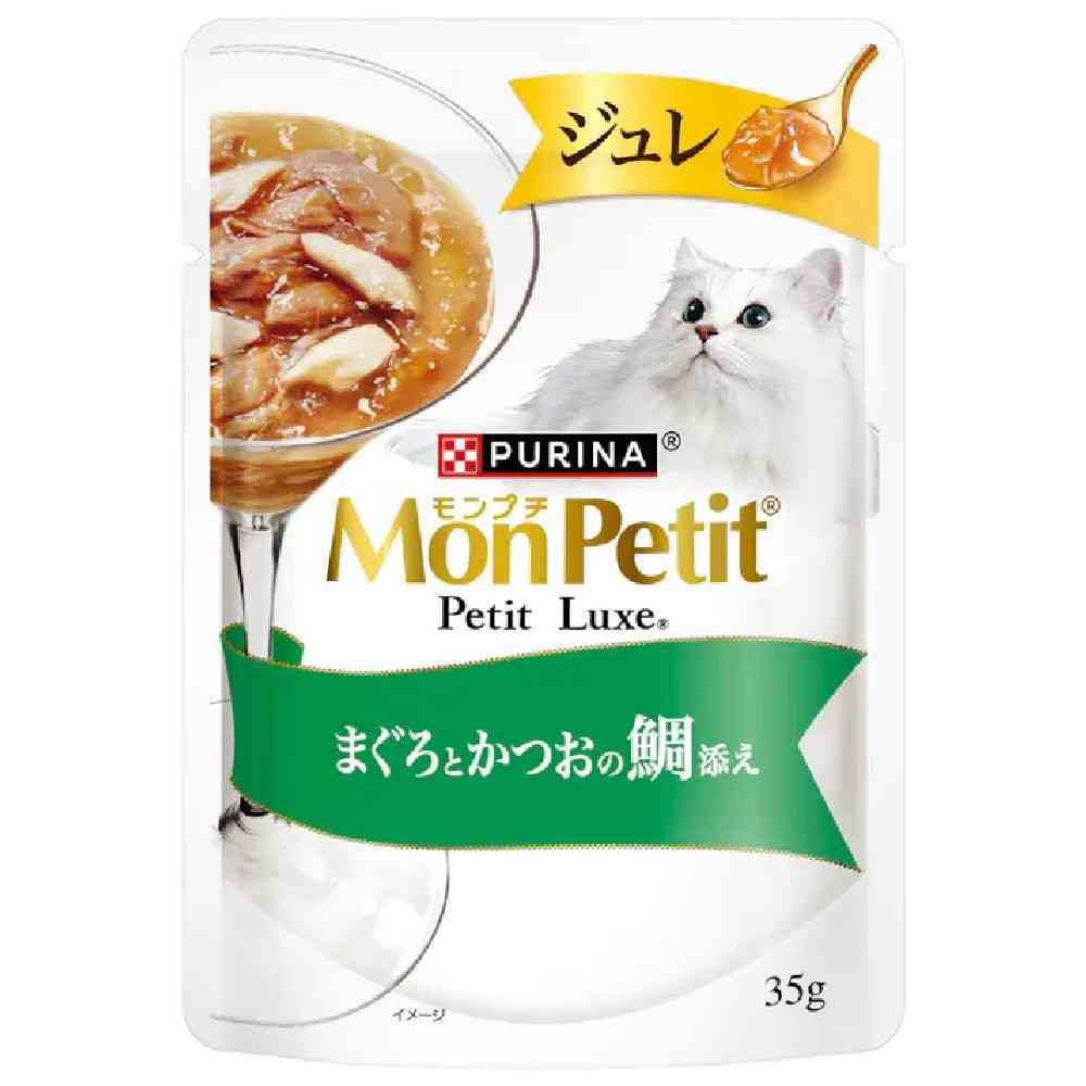 Mon Petit Pluch Luxe Pouch Jelly Tuna and Bonito with Sea Bream 35g