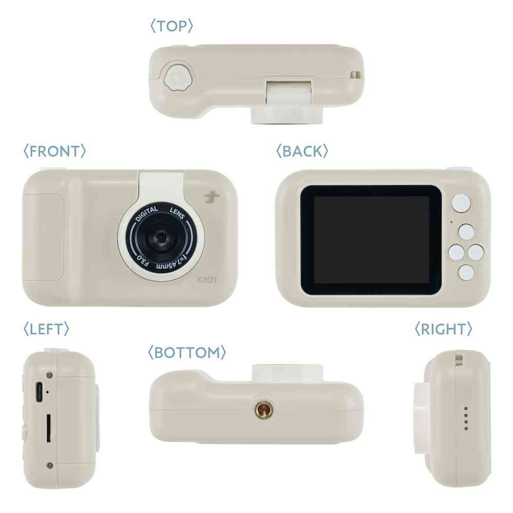 Nakabayashi Kids Camera Beige