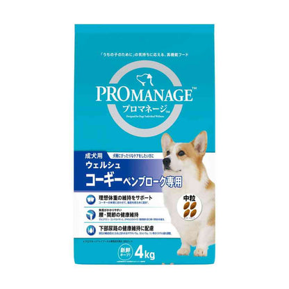 Mars Japan Limited ProManage Adult Dog Food for Welsh Corgi Pembroke 4kg