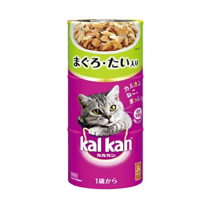 Mars Kalkan Handy Can Tuna & Sea Bream for Cats 1 Year and Older 160g x 3