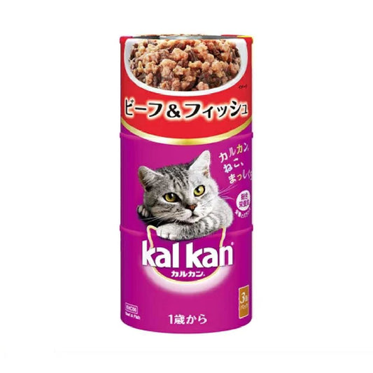 Mars Kalkan Handy Can Beef & Fish for Cats 1 Year and Older 160g x 3