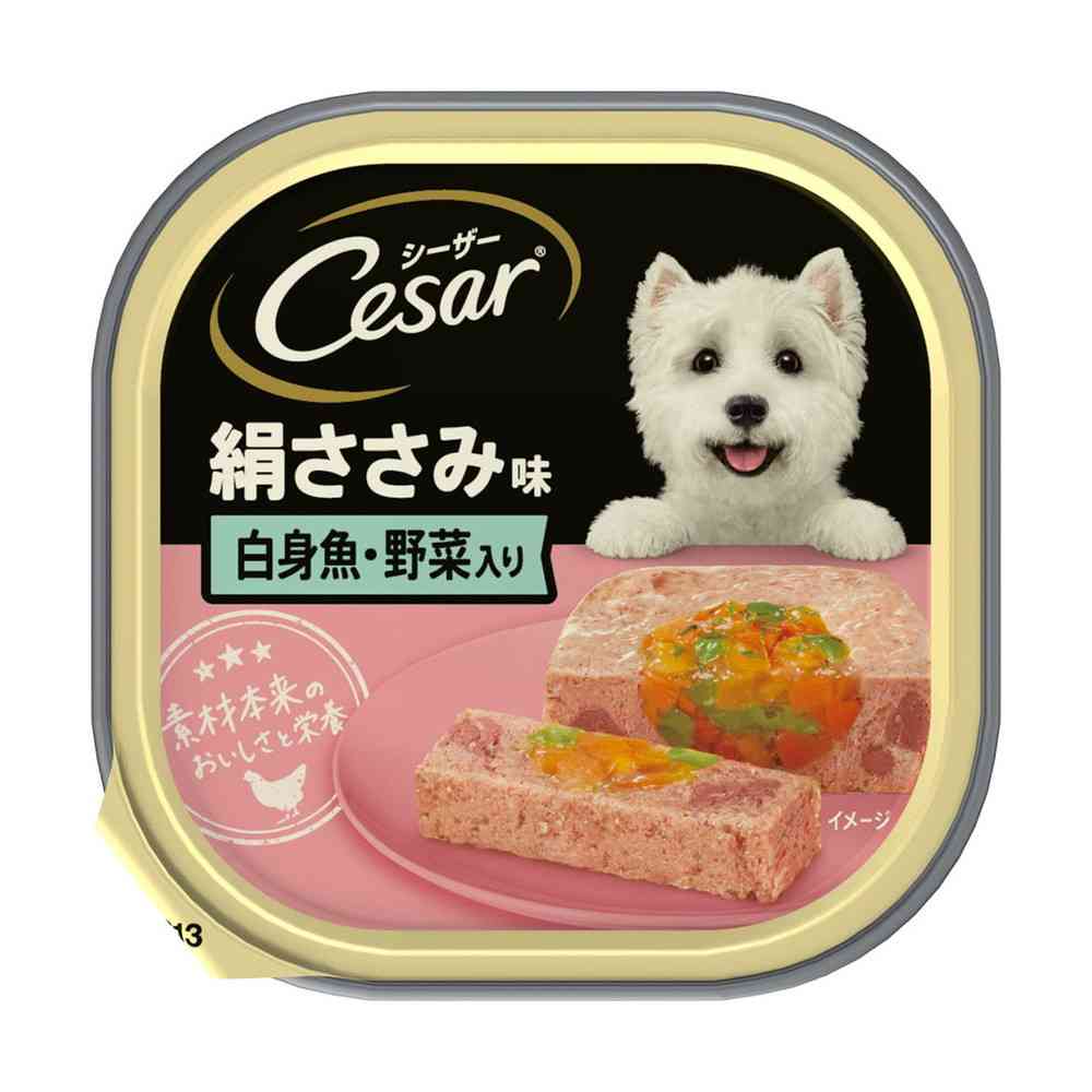Mars Japan Limited Caesar Chicken Breast Flavor with White Fish and Vegetables 100g