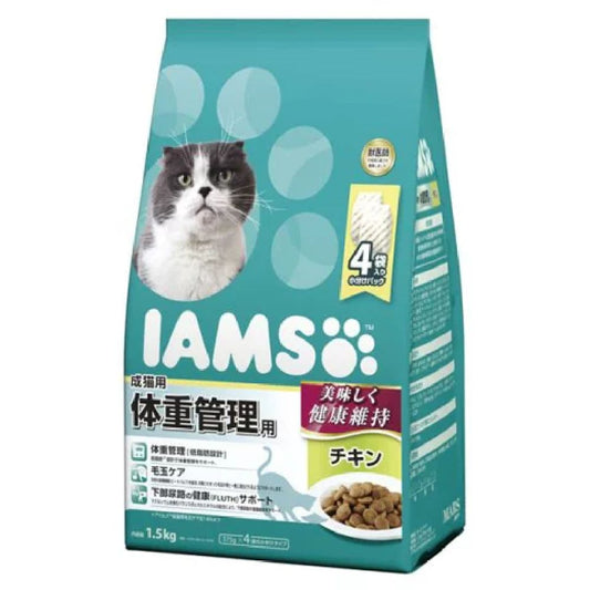 Mars Iams Cat Adult Weight Control Chicken 1.5kg