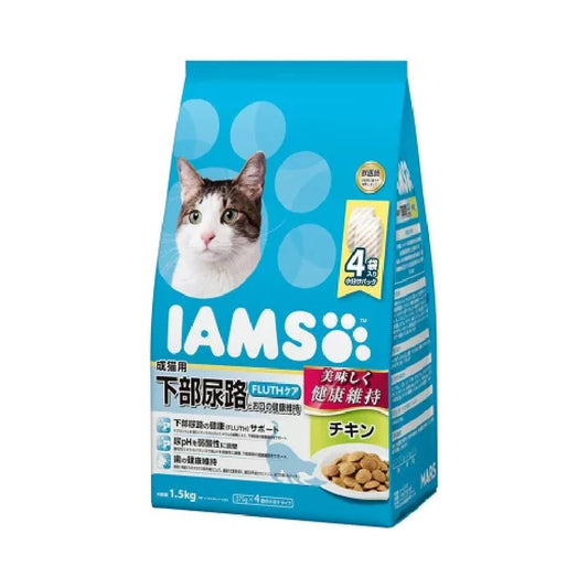 Mars Iams Cat Adult Urinary Tract and Oral Health Maintenance Chicken 1.5kg