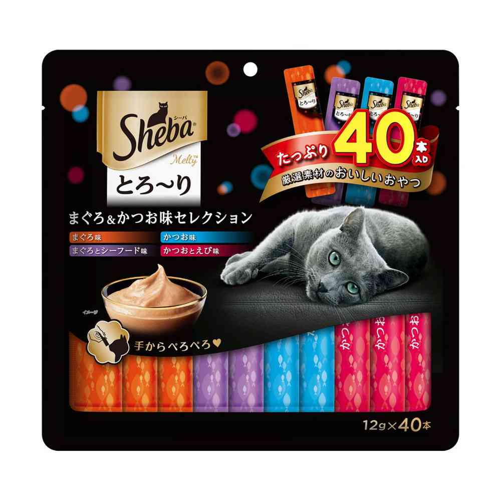 Mars Japan Limited Sheba Melty Treats Tuna & Bonito Selection 12g x 40 Sticks