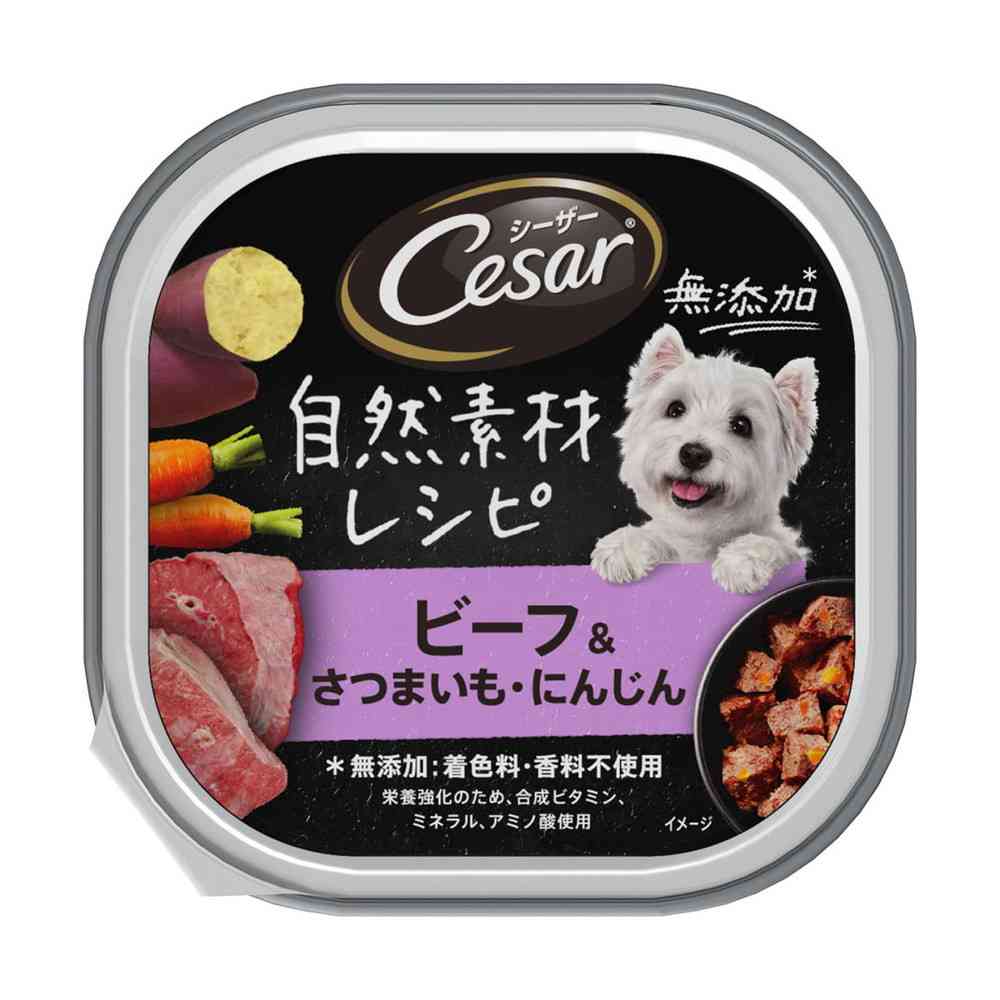 Mars Japan Limited Caesar Natural Recipe Beef & Sweet Potato with Carrot 85g
