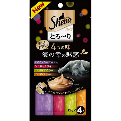 Mars Japan Limited Sheba Melty Treats 4 Flavors Seafood Selection 12g x 4