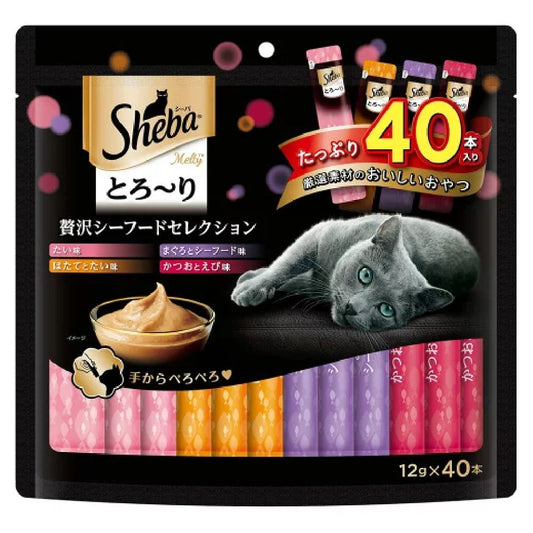Mars Sheba Creamy Melty Luxurious Seafood Selection 12g x 40 Sticks
