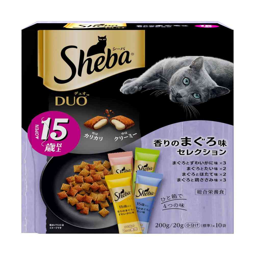 Mars Japan Limited Sheba Duo 15 Years and Older Aromatic Tuna Flavor Selection 200g