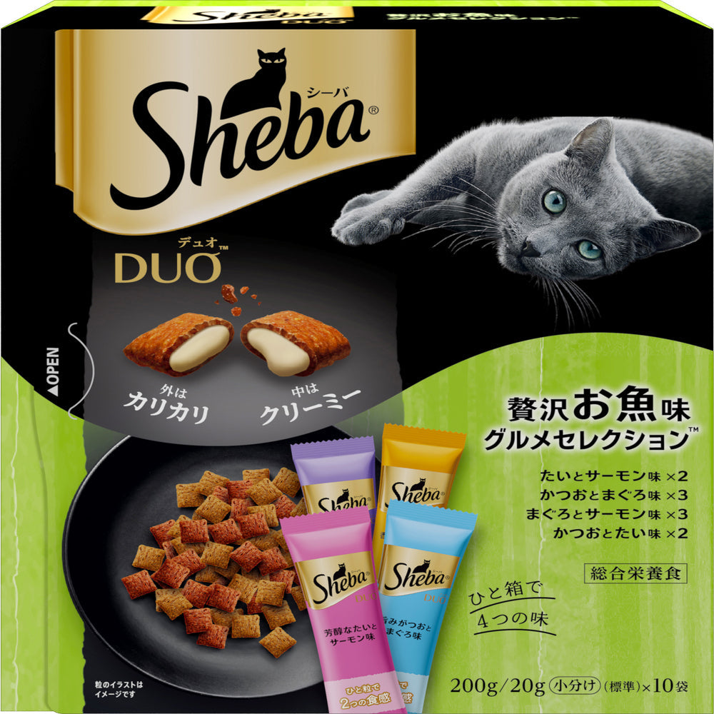 Mars Japan Limited Sheba Duo Luxurious Fish Flavor Gourmet Selection 200g