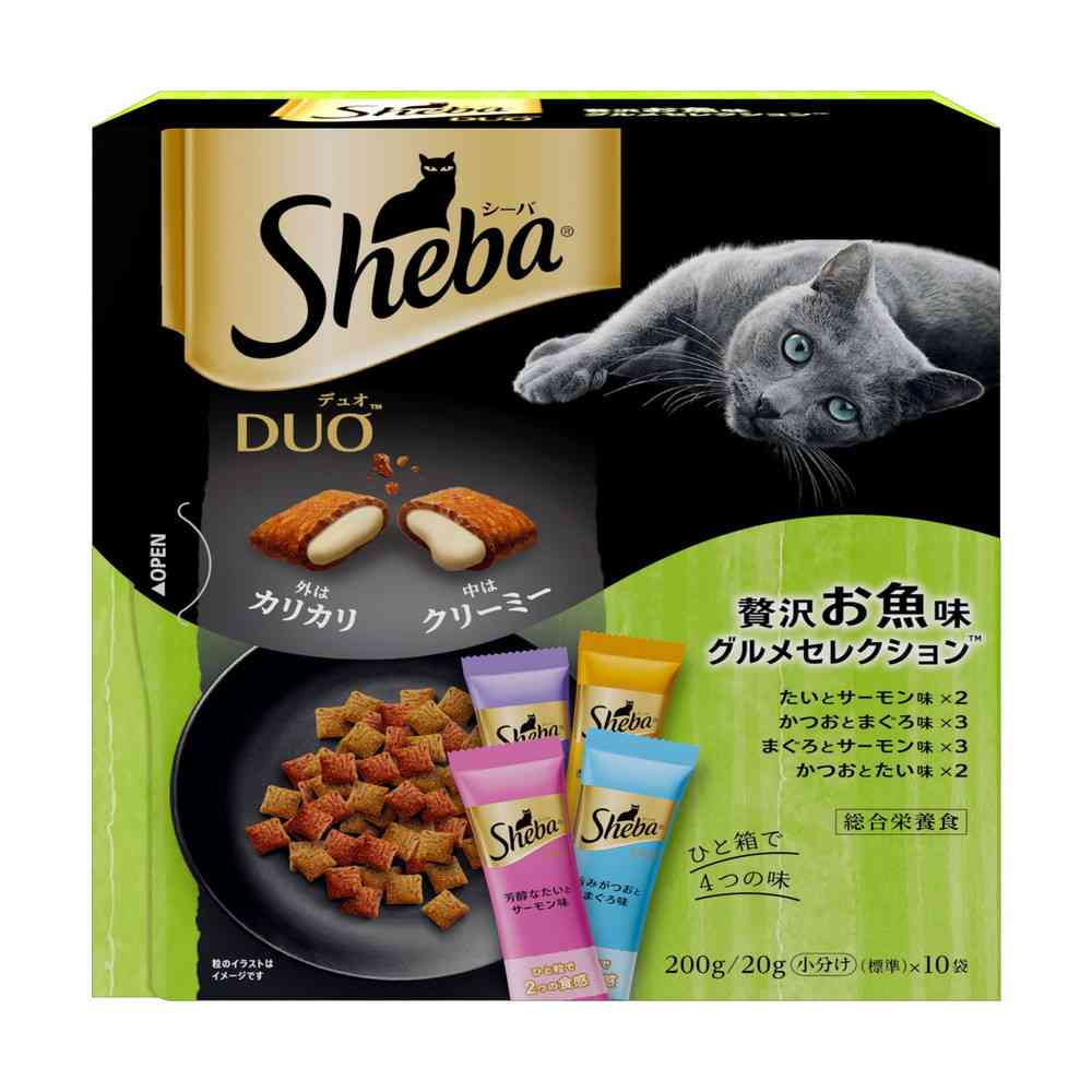 Mars Japan Limited Sheba Duo Luxurious Fish Flavor Gourmet Selection 200g