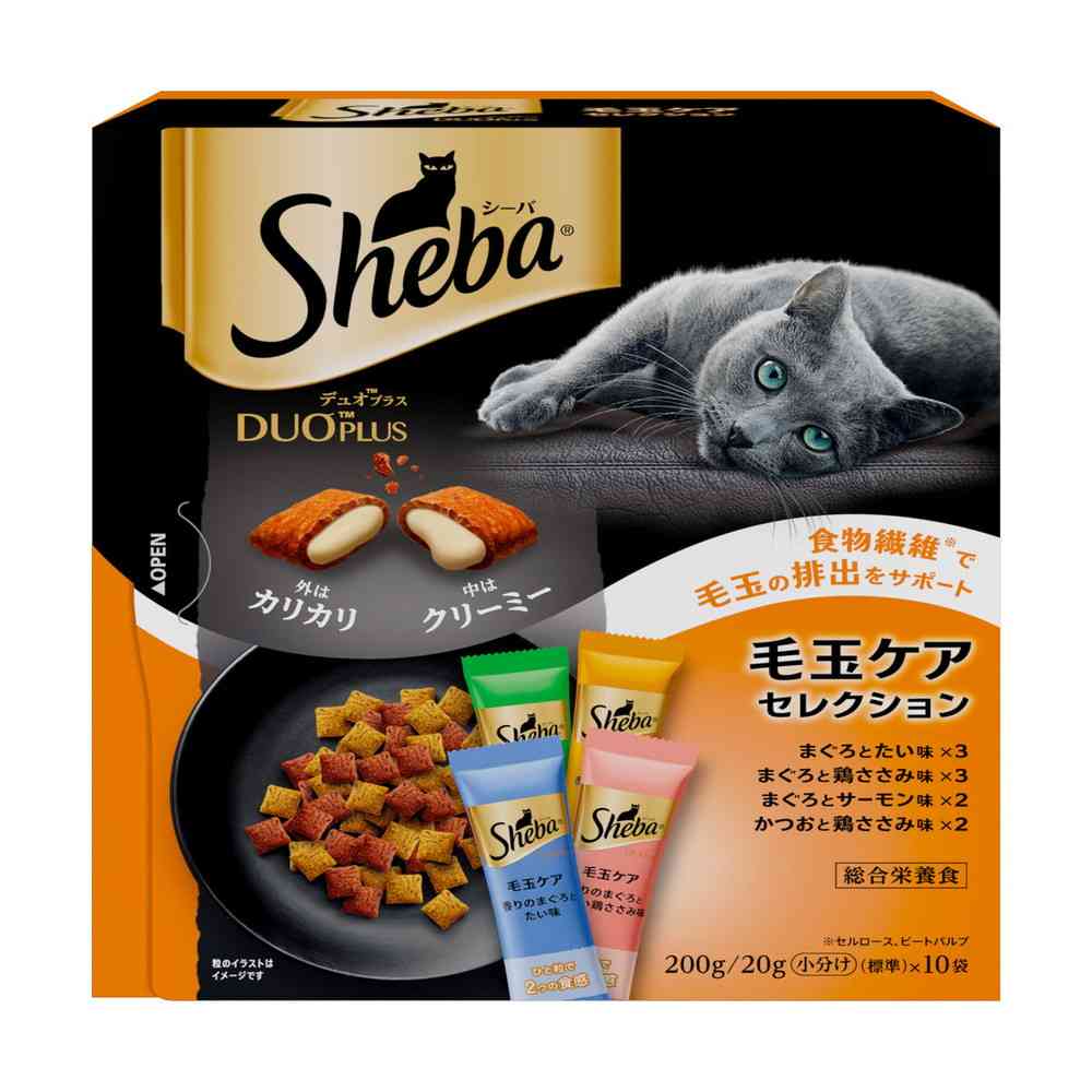 Mars Japan Limited Sheba Duo Plus Hairball Care Selection 200g