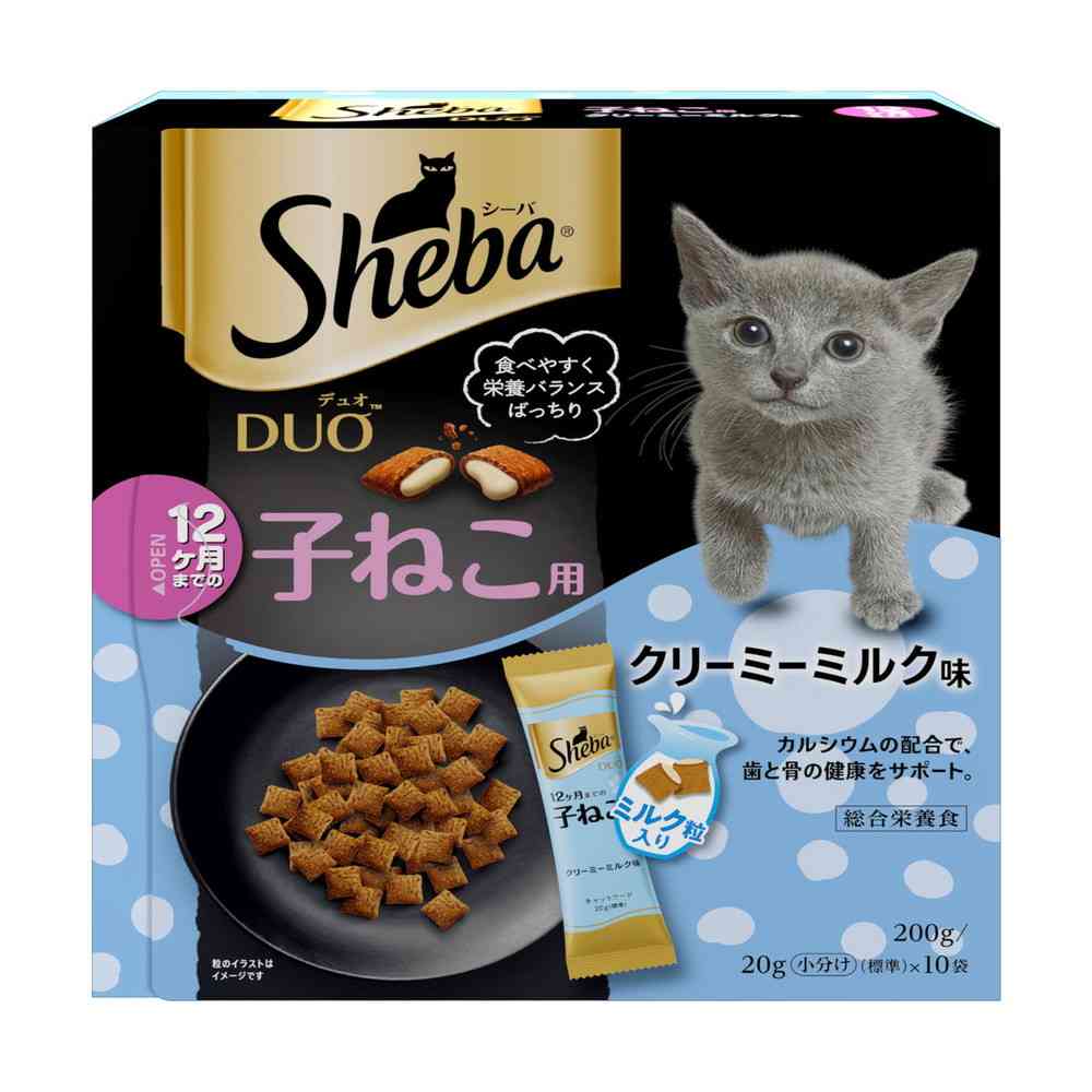 Mars Japan Limited Sheba Duo Kitten Creamy Milk Flavor 200g